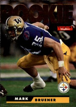 Mark Bruener Pittsburgh Steelers 1995 SkyBox Impact NFL Rookie Card #189